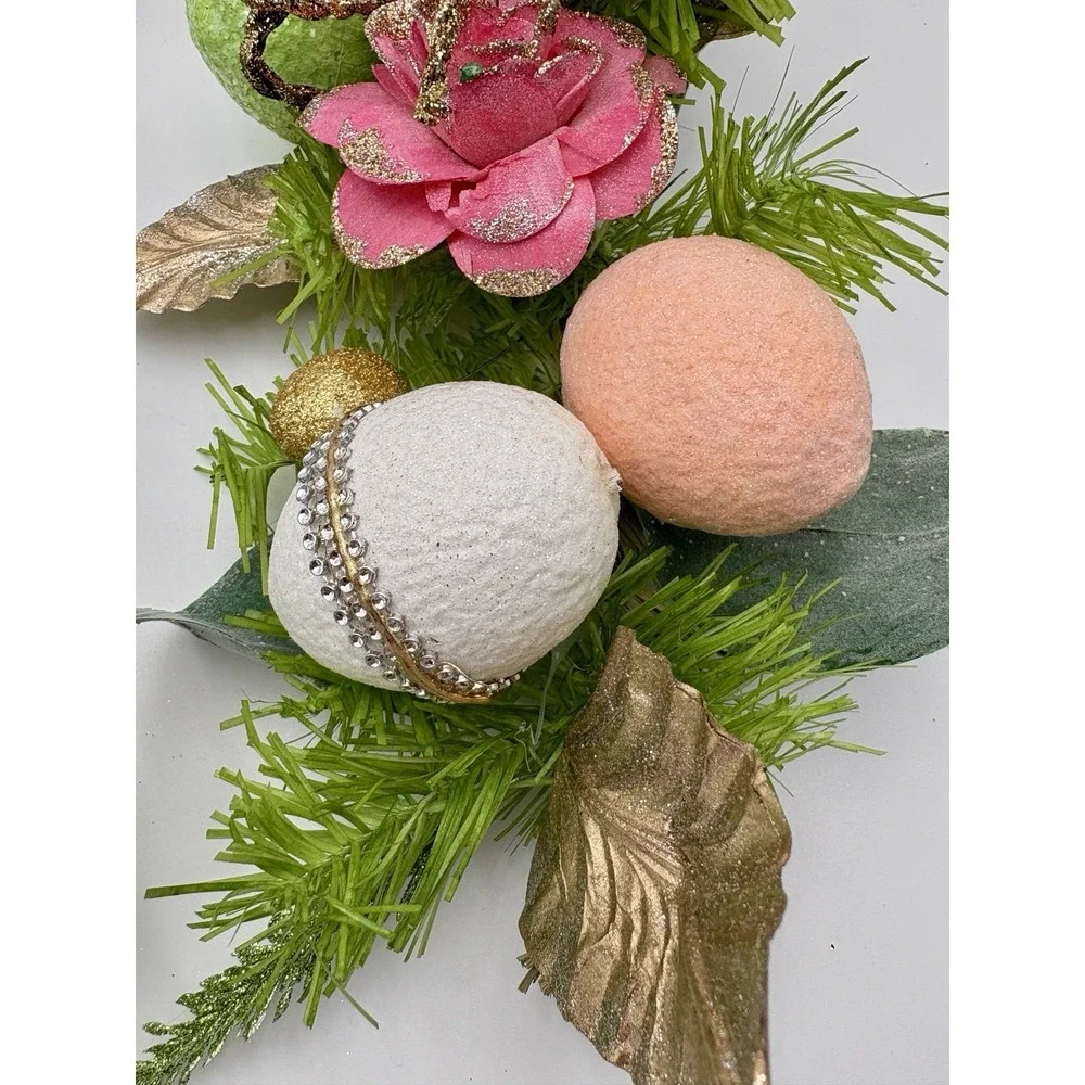 EASTER Capiz Gold Embellished Eggs‎ Butterfly 5ft GARLAND